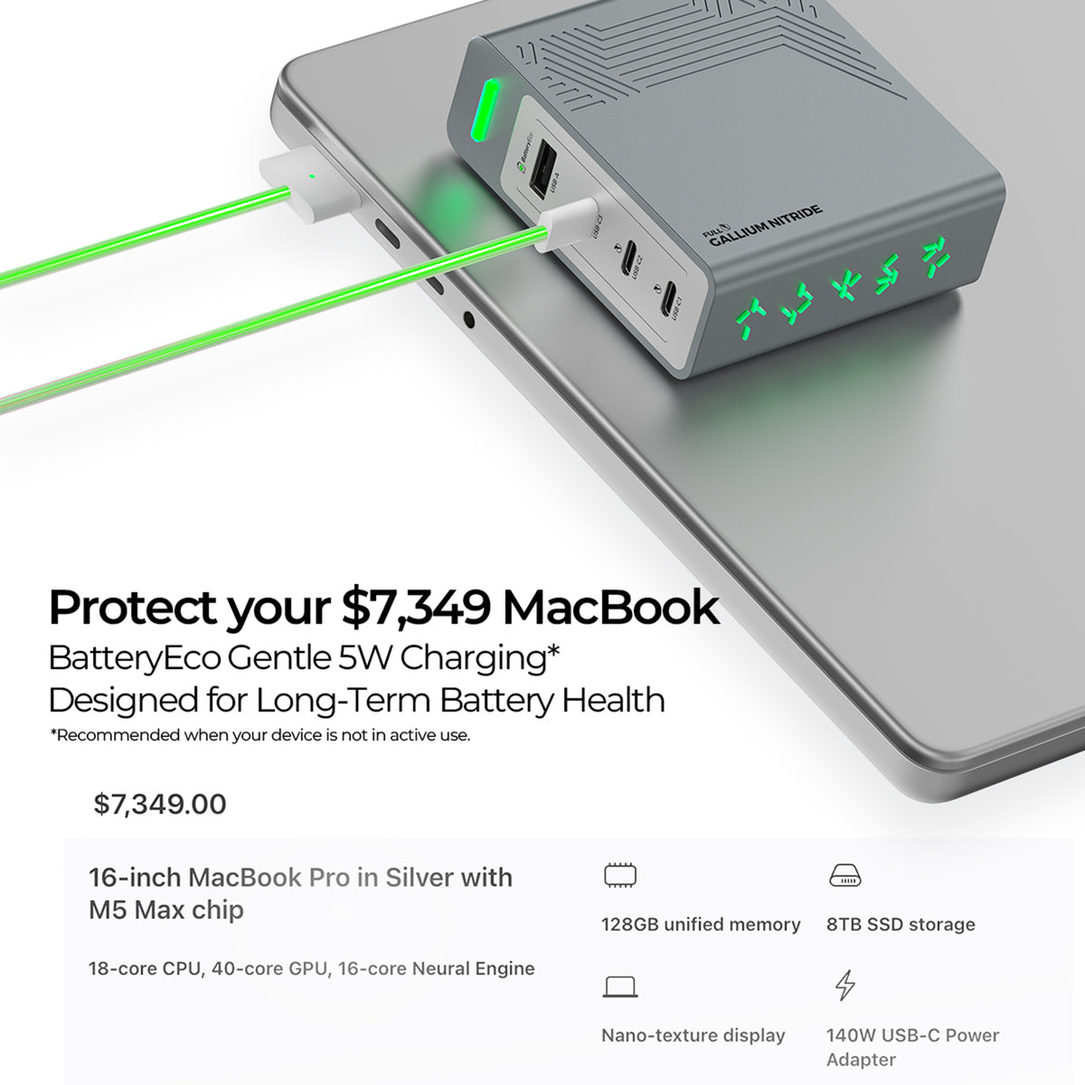 RGB ECO Fast Charger 140W