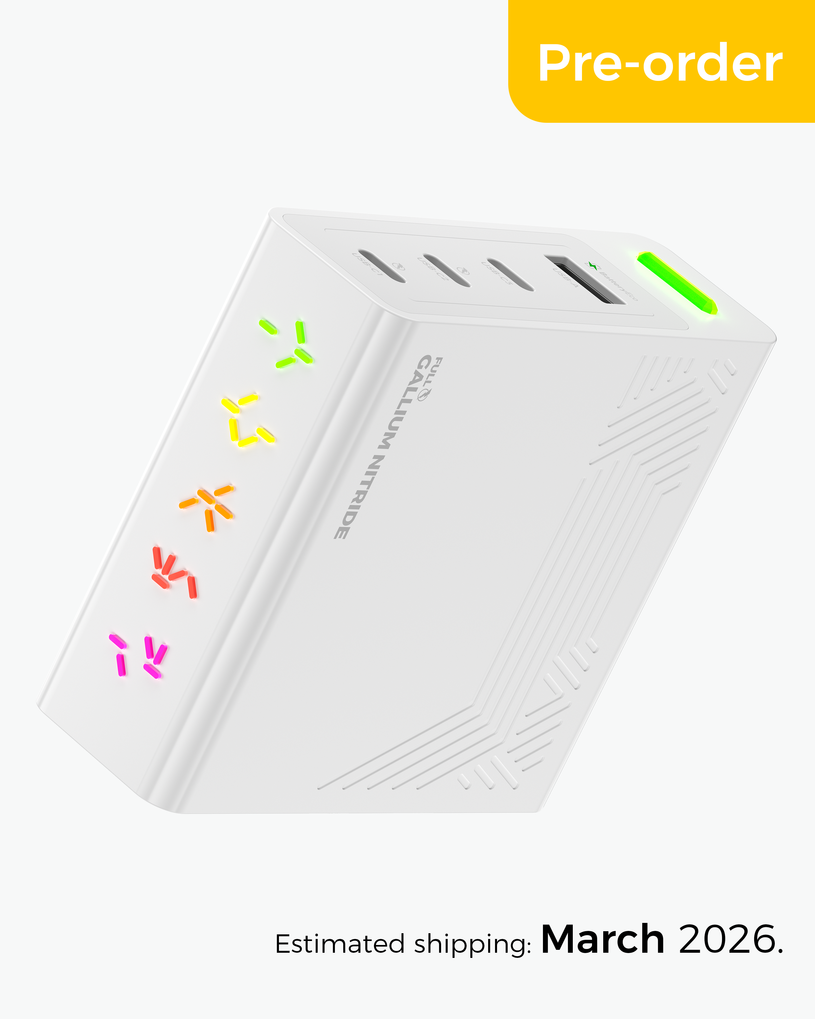 RGB ECO Fast Charger 140W  (Pre-order)