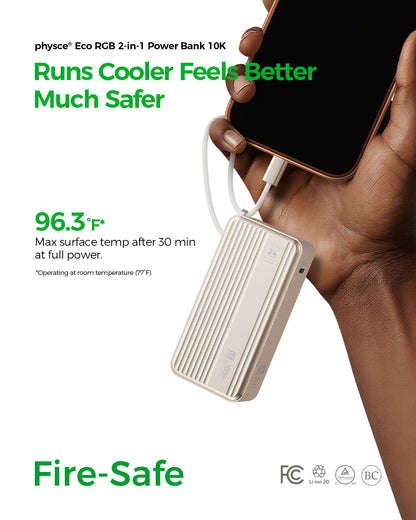 Eco RGB 2-in-1 Power Bank 10K (10000mAh)