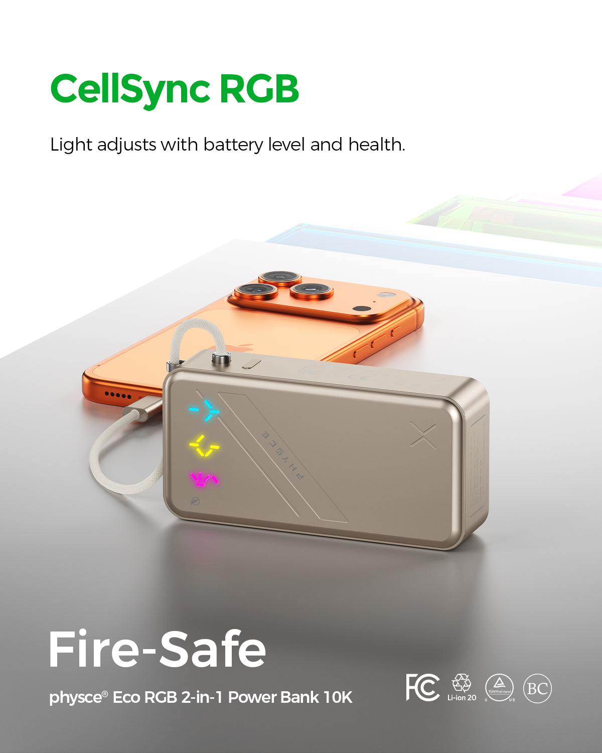 Eco RGB 2-in-1 Power Bank 10K (10000mAh)