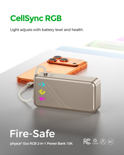 Eco RGB 2-in-1 Power Bank 10K (10000mAh)