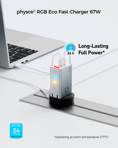 RGB ECO Fast Charger 67W (2 Ports)