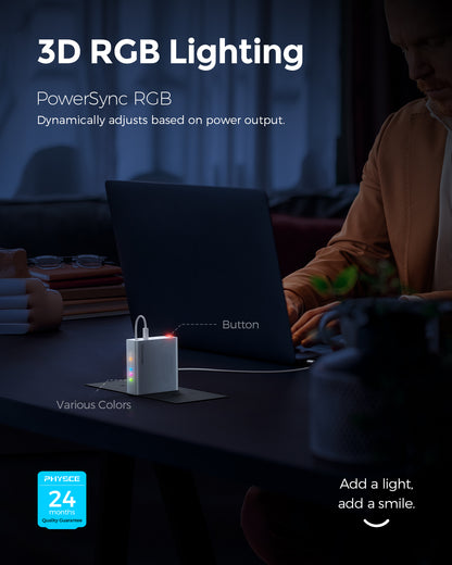 RGB ECO Fast Charger 100W  (Pre-order)