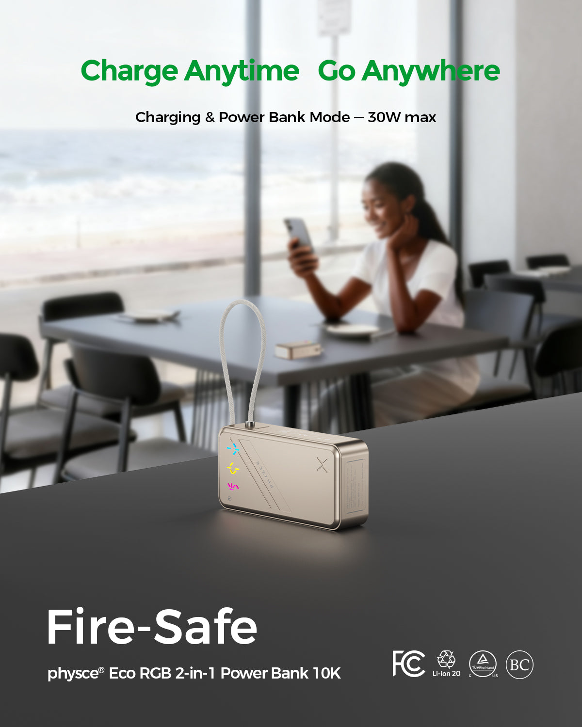 Eco RGB 2-in-1 Power Bank 10K (10000mAh)