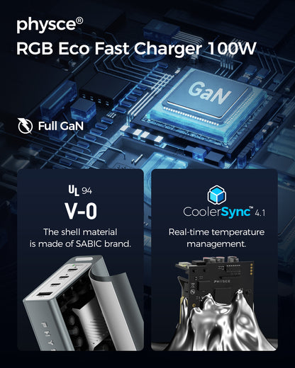 RGB ECO Fast Charger 100W  (Pre-order)