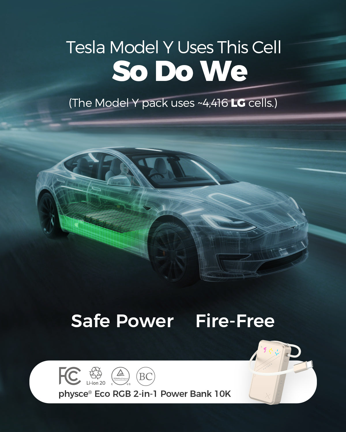 Eco RGB 2-in-1 Power Bank 10K (10000mAh)